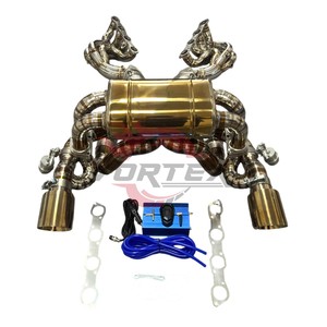 เฮดเดอร์รถแข่งแบบ Vortex Equal Length สำหรับ Ferrari F430 พร้อมท่อไอเสียไทเทเนียม Valvetronic แบบ Scuderia ช่วยเพิ่มเสียงให้ดียิ่งขึ้น - Product Image 6