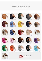 Ceinture tressée extensible Finestyle pour pantalons de golf décontractés, jeans, chemises et accessoires