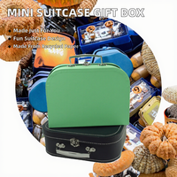 Boîte cadeau en forme de valise pour bougies, personnalisée, en carton, avec doublure en éponge, pour enfants et bébés, avec poignée et fermeture magnétique