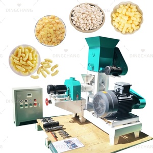 Máquina para hacer hojaldre de grano de grado industrial Rizos de maíz inflado Kurkur Máquina de extrusión de aperitivos de maíz Máquina para hacer hojaldre de maíz - Product Image 2