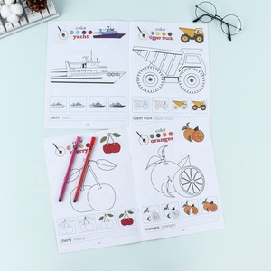สมุดระบายสีรถยนต์ ผลไม้ 3 in 1 ขนาด A4 16 หน้า สำหรับเด็ก - Product Image 6