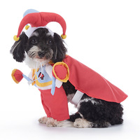 Costume de chien amusant pour Halloween, Noël, cosplay, design Europe & Amérique, vêtements pour animaux de compagnie en polyester