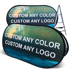 High Quality Double Sided Printed <b>Frame</b> Display Outdoor Foldable Popup Banner Automotive Custom Horizontal Pop Digital Portable - Product Image 1