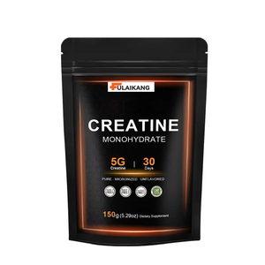 Creatina Monoidrato in Polvere OEM Private Label 5g per Porzione Micronizzata Senza Sapore per Crescita Muscolare 150g 30 Giorni - Product Image 1