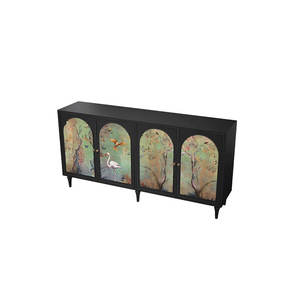 Gabinete <span class=keywords><strong>de</strong></span> <span class=keywords><strong>entrada</strong></span> <span class=keywords><strong>de</strong></span> madera maciza para sala <span class=keywords><strong>de</strong></span> estar, pasillo, gabinete <span class=keywords><strong>de</strong></span> zapatos, armario decorativo pintado retroclásico, armario <span class=keywords><strong>de</strong></span> almacenamiento <span class=keywords><strong>de</strong></span> endoscopio - Product Image 5
