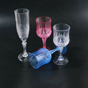 Verre à champagne jetable 230 ml en plastique transparent pour les fêtes - Product Image 2