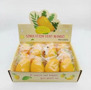 ของเล่นบีบมะม่วงนุ่มนิ่ม PU ลดความเครียด ของเล่นเสริมพัฒนาการสำหรับเด็ก ของขวัญสำหรับทุกเพศ มีสินค้าพร้อมส่ง - Product Image 2