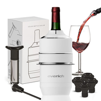 Refroidisseur à vin de 30 oz en acier inoxydable, refroidisseur à double paroi isolé, refroidisseur à glace avec différentes couleurs
