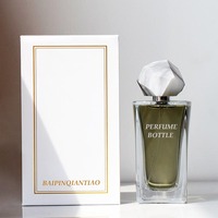 Vente en gros de flacons de parfum vides en verre de luxe, atomiseurs rechargeables de 30 ml, 50 ml, 100 ml, flacons compte-gouttes