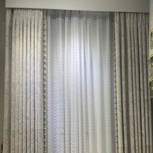 Lớn Bán Mẫu Phòng Hiển Thị Sẵn Sàng Thực hiện Sang Trọng Rèm Cửa Sổ Thiết Lập Cho Phòng Khách Phòng Ngủ Châu Âu Màn Rèm - Product Image 3