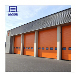 أبواب مستودعات قطاعية عازلة للحرارة من الفولاذ مع عزل البولي يوريثان، تفتح عموديًا أوتوماتيكيًا، متوفرة بالجملة - Product Image 2