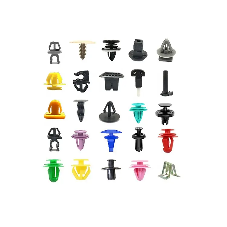 high quality Black Plastic Clips are based on Customizable Various Colors and Shapes auto fastener clip
