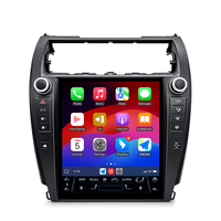 Autoradio Android vertical 12 pouces pour Toyota Camry 2012 2013 2014, 4G, CarPlay sans fil, Android Auto, GPS, unité centrale stéréo