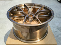 Jantes forgées Maiersu en bronze brossé 18-22 pouces 5x120 5x114.3, concaves profondes, monobloc, en alliage, compatibles avec BMW M3 M4 Tesla Mustang