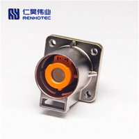 Connecteur de batterie HV à baïonnette haute puissance Hvil, verrouillage 1 broche, douille métallique 12 mm, sécurité électrique, unipolaire mâle/femelle