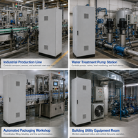 Gabinete de Control PLC Industrial OEM ODM, Panel de Control de Automatización Eléctrica para Línea de Producción y Control de Equipos