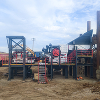 Installation modulaire de concassage pour carrière de calcaire, avec concasseurs à mâchoires, à cône et à percussion, et crible vibrant, capacité 500 TPH