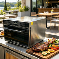 Four à micro-ondes à convection haute vitesse 16L, four électrique multifonctionnel pour la cuisine