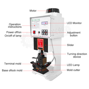 2 टी म्यूट सेमी स्वचालित कूपर टर्मिनल क्रिम्पिंग मशीन - Product Image 3