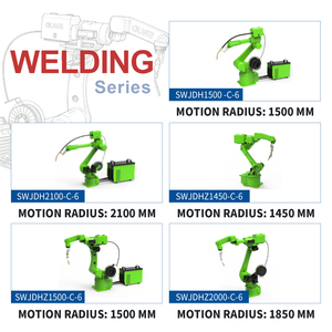 Brazo Robótico de Soldadura Industrial de 6 Ejes, Carga Útil de 30 kg, Alcance de 1500 mm, Brazo Robótico Articulado con Motor Servoeléctrico, Automatización de Fábrica - Product Image 6