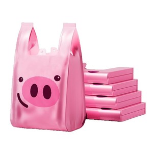 Pig Vest Style Garbage Bags Thickened 45x52cm Double Sided Home Kitchen Office Use - Product Image 4