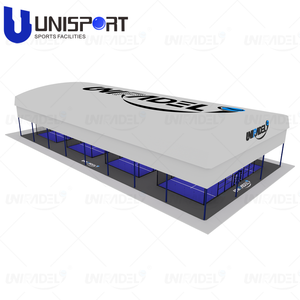 Cubierta para Pista de Pádel, Cubierta Panorámica para Pista de Pádel al Aire Libre con Techo Eléctrico, Cubierta para Pista de Tenis de Pádel - Product Image 5