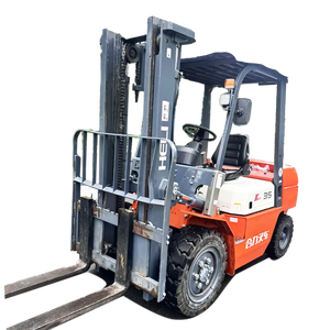 Chariot élévateur diesel Heli K35 d'occasion |   Mât à 3 sections de 3,5T |   Hauteur de levage de 4,5 m |   AWD |   Pneus pleins/pneumatiques - Product Image 1
