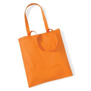 Bolsa de Compras Promocional, 100% Algodón, Color Naranja, Diseño Cuadrado, Talla Única, Estilo Casual, para Uso Promocional - Product Image 1