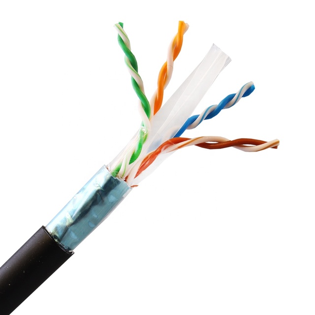 Factory Price Lan Cat6 Communication Cables FTP Cat 6 Cable 305m Box Oem 23awg Lan Indoor 1000ft/305m Cca FTP Cate 6 Cable