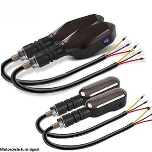 Feu arrière de moto de remplacement en gros, clignotant de projection, étanche, LED coloré en forme de losange, haute luminosité, avertissement - Product Image 3