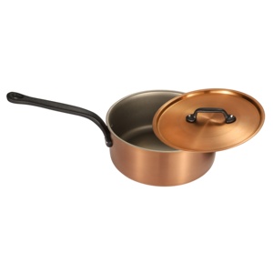 Batterie de cuisine à induction de luxe en acier inoxydable à trois plis Casseroles <span class=keywords><strong>et</strong></span> poêles en cuivre avec couvercle en acier inoxydable - Product Image 5