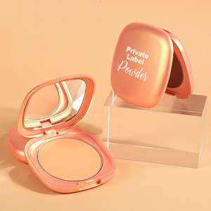 Cosmétiques or rose <span class=keywords><strong>de</strong></span> marque privée pour peau blanche foncée 6 <span class=keywords><strong>couleurs</strong></span> oem poudre compacte <span class=keywords><strong>de</strong></span> haute qualité fond <span class=keywords><strong>de</strong></span> teint poudre pressée pour le visage - Product Image 1