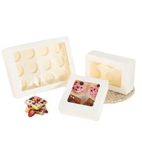Pâtisserie Baklava en carton de luxe personnalisé, boîte-cadeau pour emballage de doux, avec fenêtre, nouvelle collection