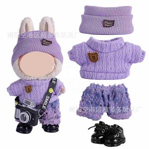 Ensemble de Vêtements et Accessoires pour Poupées de 17 cm : Chaussures en Cuir, Chemise Tricotée, Chapeau – Idéal pour V1, <span class=keywords><strong>V2</strong></span>, V3 (Vente en Gros) - Product Image 2