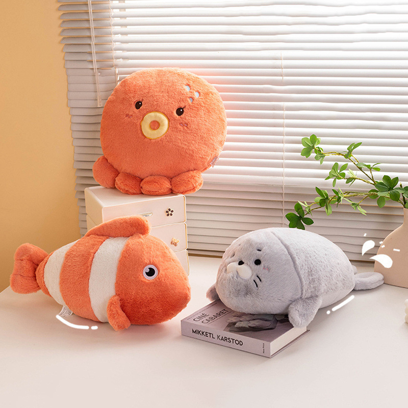Ocean Series Colorful Marine Life Plush
