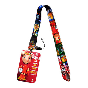 Porta Tarjetas de Autobús Modelo ZQ de Alta Calidad con Cordón para el Cuello, para Tarjetas de Identificación Estudiantil, Tarjetas de Comedor y Tarjetas de Campus 2026 para Equipos de Fútbol - Product Image 3