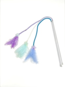 <span class=keywords><strong>Starcat</strong></span> ไม้แหย่ BY068สำหรับสัตว์เลี้ยงทนทานต่อการกัดของเล่นแบบโต้ตอบสำหรับแมวขนนกกระดิ่งสั่นได้ด้วยตัวเอง - Product Image 4