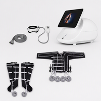 Appareil de Pressothérapie Professionnel à Écran Tactile pour Drainage Lymphatique, Massage Corporel Complet avec 24 Coussins d'Air, Détoxification, Amincissement et Brûlage des Graisses