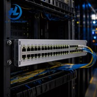 J L256A Nuevo Switch Ethernet Gestionado Gigabit PoE+ de 48 Puertos con 4x 10G SFP+ Uplink 370W, Switch Empresarial de Capa 3 AP