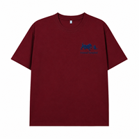 T-shirt personnalisé brodé pour hôpital vétérinaire avec logo silhouette chien et chat pour uniforme du personnel de clinique vétérinaire