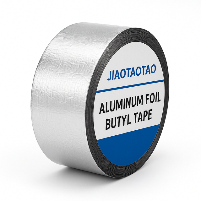 Acrylic Adhesive Low Noise Waterproof Aluminum Foil Single Sided Soft Roofing Tape UV Resistant Sealant Membrane Roof Repair