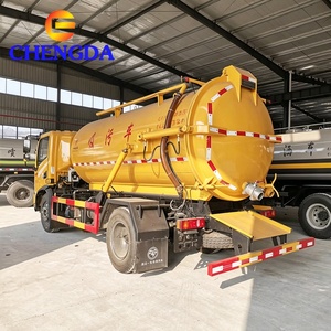 Camion d'occasion Dongfeng T8 4X2 150HP Diesel à conduite à gauche, camion de nettoyage de canalisations, camion de pompage des eaux usées, camion lourd - Product Image 2