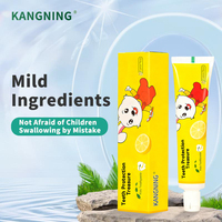 Grosir OEM pasta gigi rasa Lemon dapat disesuaikan kapasitas rasa anak-anak Anti rongga pasta gigi segar