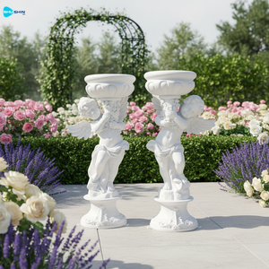 גן בעבודת יד משיש טבעי צנצנת פרחים ילדים מטעים מלוטש פארק עיצוב עכשווי מודרני - Product Image 3