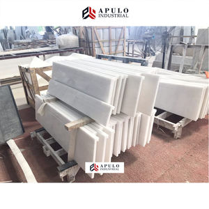 Pezzi di marmo di acacia astro tagliati a misura piastrella per pavimento bianca lattea lastra di pietra di onice bianca marmo <span class=keywords><strong>Vietnam</strong></span> senza vene pietra bianca perla - Product Image 3