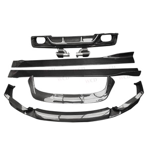 Kit carrosserie style 3D en fibre <span class=keywords><strong>de</strong></span> carbone pour <span class=keywords><strong>BMW</strong></span> <span class=keywords><strong>X2</strong></span> F39 2019+ : Lame avant, diffuseur <span class=keywords><strong>de</strong></span> pare-chocs arrière, spoiler <span class=keywords><strong>de</strong></span> <span class=keywords><strong>toit</strong></span>, jupes latérales et séparateurs - Product Image 2