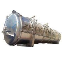 Industriële voedselvacuümvriesdroogmachine van roestvrij staal, capaciteit 30-200 kg, automatische groente- en fruitdroogapparatuur