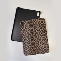 Coque de protection arrière rigide en cuir PU léopard personnalisée pour iPad A16 11th Gen 11 2025 10th Gen.10.9 "2022