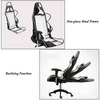 Chaise de jeu et ensemble table-chaise de jeu pour fournisseurs, design inspiré avec accoudoirs 3D réglables pour salles de jeu