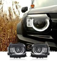 Kit d'assemblage complet de feux LED pour Chery Jetour T2 Traveler 2023-2025 – Phares et feux arrière style Defender avec DRL séquentiels – Amélioration